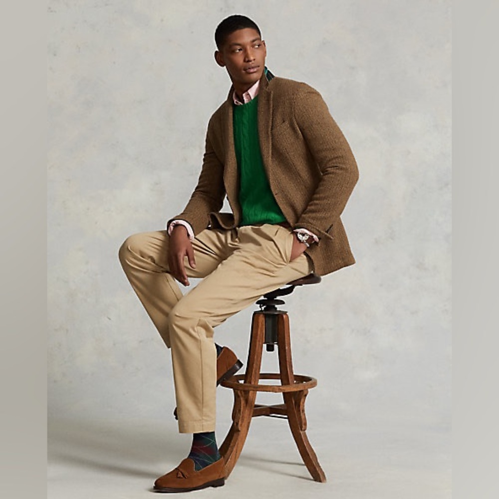 🔥🔥Polo Ralph Lauren The Iconic Cable-Knit Cashmere Sweater, green,M, L🔥🔥 - Picture 2 of 11